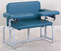 Bariatric Blood Drawing Chair with Flip-Arms - Clinton Industries